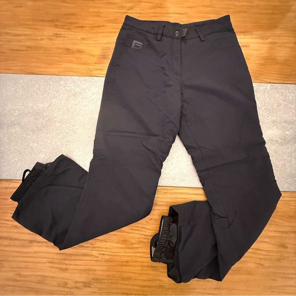 FERA Black Insulated Ski Snow Pants Ladies Size 6R - Picture 2 of 14